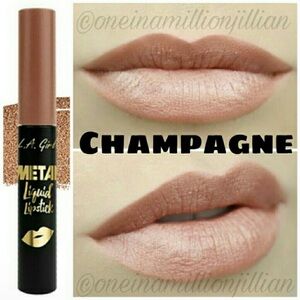 L.A. Girl Metal Liquid Lipstick - Champagne